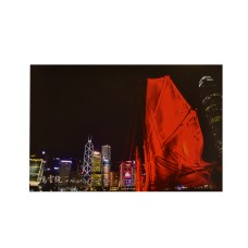 鴨靈號香港明信片 - Night view