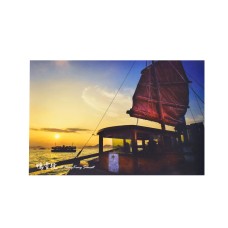 鴨靈號香港明信片 - Sunset