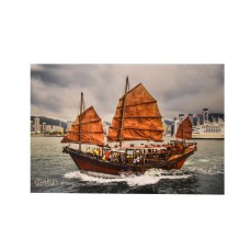 鴨靈號香港明信片 - Victoria Harbour